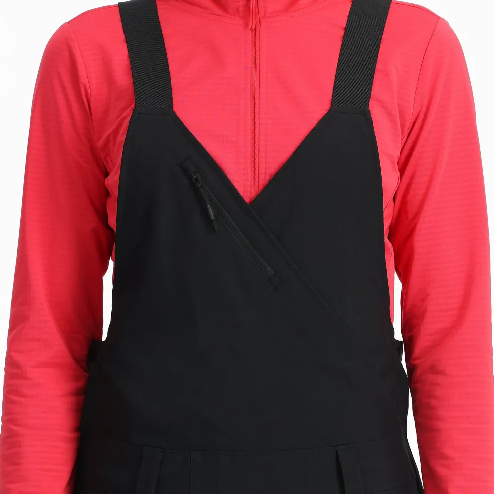 Spyder Bibs|Insulated*Womens Terrain Bib - BLACK