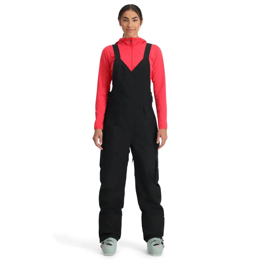 Spyder Bibs|Insulated*Womens Terrain Bib - BLACK