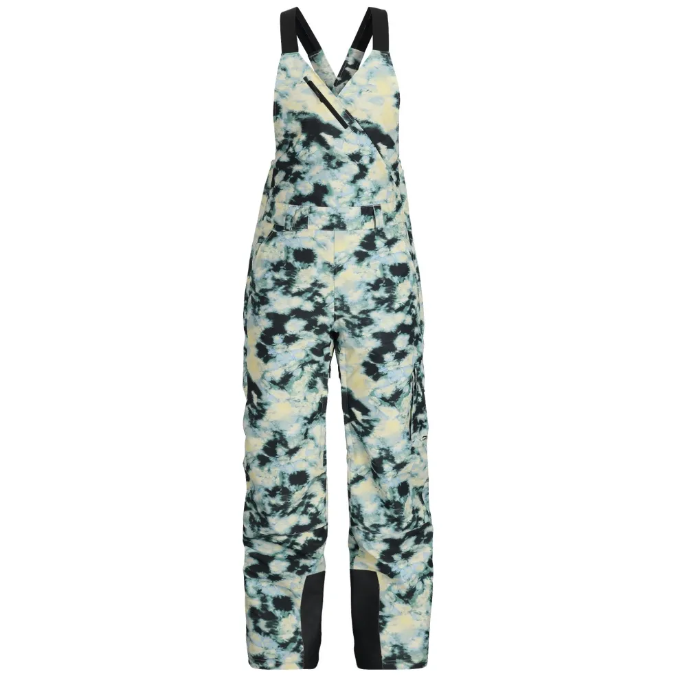 Spyder Insulated|Freeski*Womens Terrain Bib - Tie Dye Vanilla Latte TIEDYEVANILLALATTE