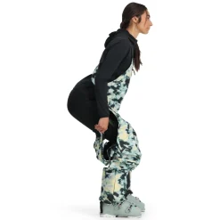 Spyder Insulated|Freeski*Womens Terrain Bib - Tie Dye Vanilla Latte TIEDYEVANILLALATTE