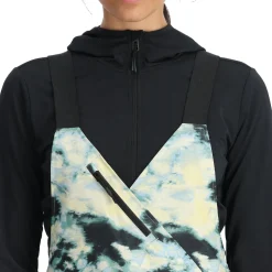 Spyder Insulated|Freeski*Womens Terrain Bib - Tie Dye Vanilla Latte TIEDYEVANILLALATTE