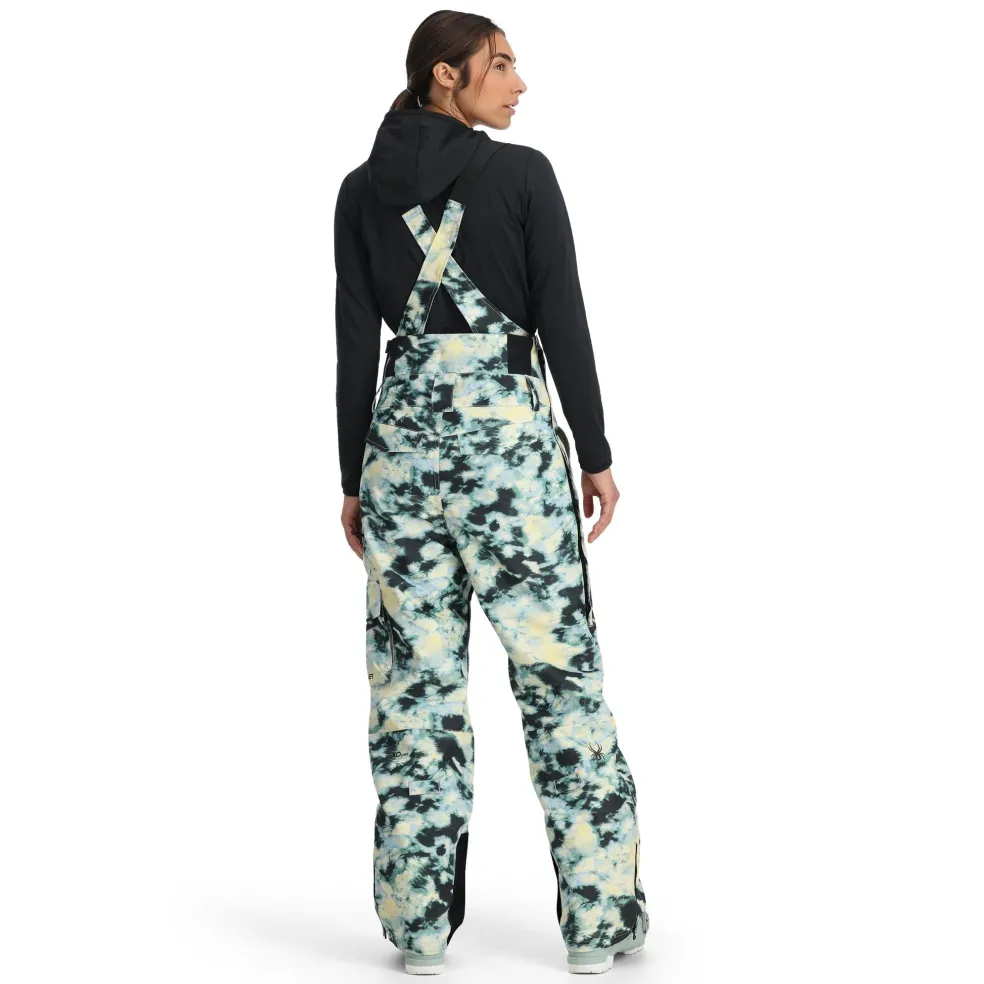 Spyder Insulated|Freeski*Womens Terrain Bib - Tie Dye Vanilla Latte TIEDYEVANILLALATTE