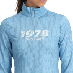 Spyder Midlayers*Womens Vivid Half Zip - Blue Drift BLUEDRIFT