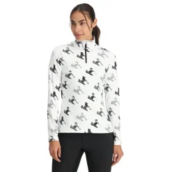 Spyder Midlayers*Womens Vivid Half Zip - WHITE