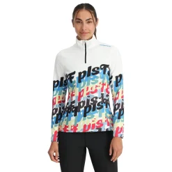 Spyder Midlayers*Womens Vivid Half Zip - WHITE