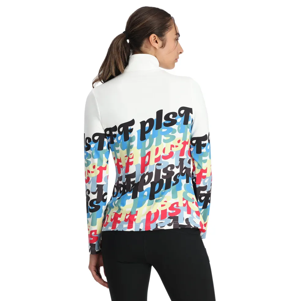 Spyder Midlayers*Womens Vivid Half Zip - WHITE