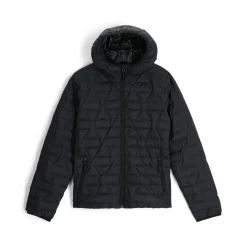 Spyder Midlayers|Down*Womens Zenith Hooded - BLACK