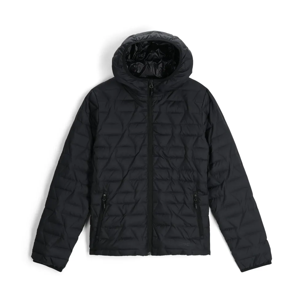 Spyder Midlayers|Down*Womens Zenith Hooded - BLACK