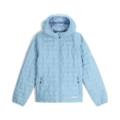 Spyder Midlayers|Down*Womens Zenith Hooded - Blue Drift BLUEDRIFT