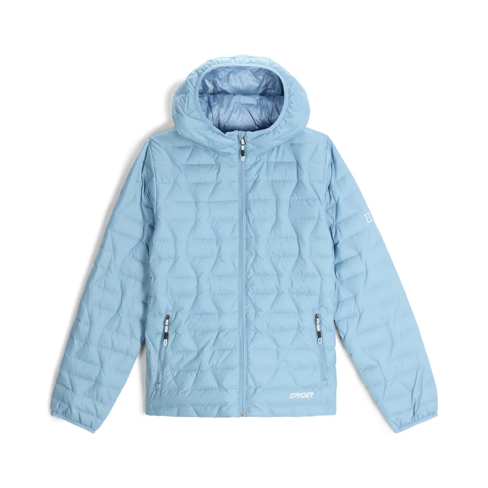 Spyder Midlayers|Down*Womens Zenith Hooded - Blue Drift BLUEDRIFT