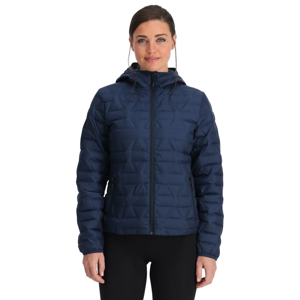 Spyder Midlayers|Down*Womens Zenith Hooded - True Navy TRUENAVY